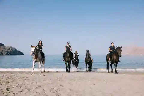Reiten auf Kreta: Plakias Strandausritt