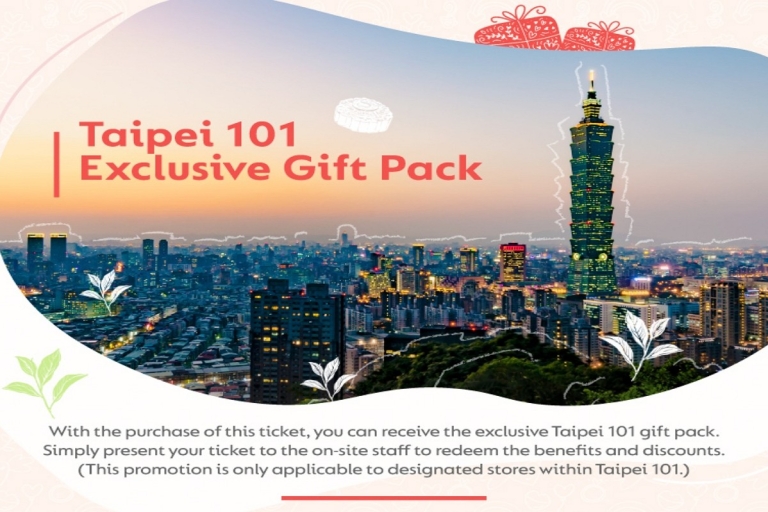 Taipei 101: Skip-the-Line Observatory Deck-ticketExclusief aanbod: Skip-the-Line ticket & geselecteerde winkeldeals