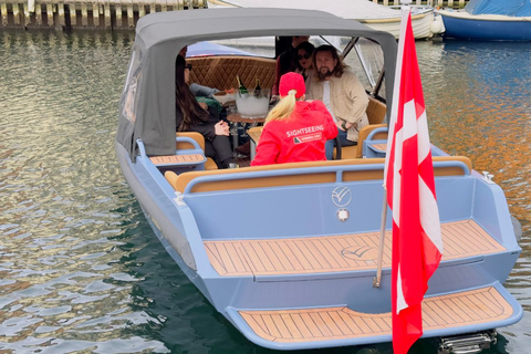 Copenhague : Visite guidée des canaux en bateau électrique