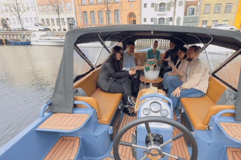 Copenhague : Visite guidée des canaux en bateau électrique