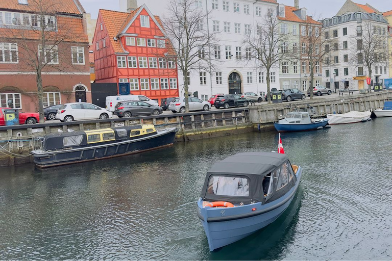 Copenhague : Visite guidée des canaux en bateau électrique