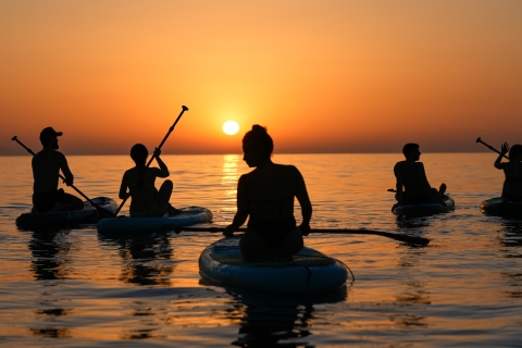 Barcelone : Paddleboard au lever du soleil avec moniteur et photos