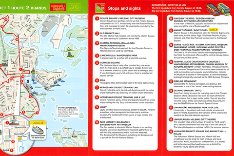 Helsinki: Hop-On-Hop-Off-Bustour &amp; Stadtrundfahrt mit Highlights