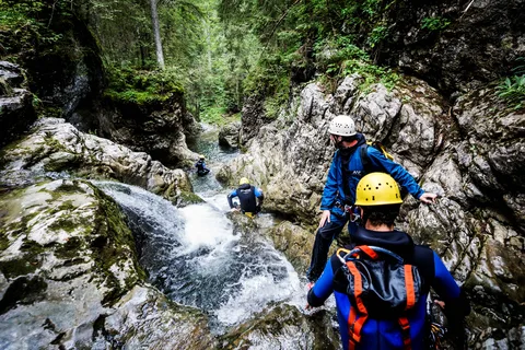 Canyoning Schwarzwasserbach im Kleinwalsertal