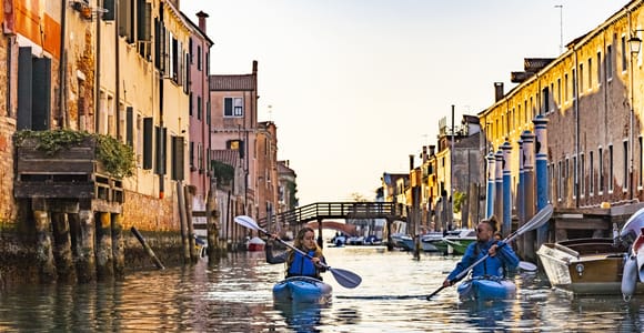 Venice: Sunset Kayak Tour in the Canals