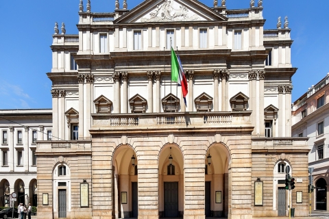 Prywatna wycieczka z przewodnikiem po Muzeum Teatru La Scala bez kolejki3-godzinny: Muzeum teatru La Scala i transport
