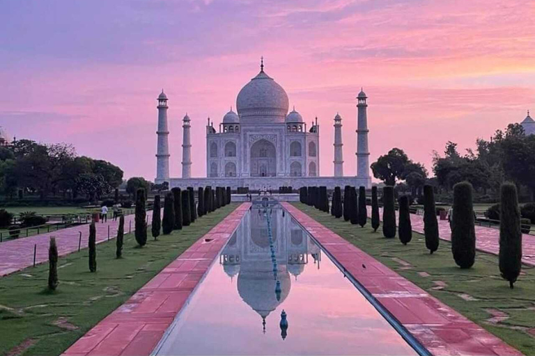 Från Jaipur: Taj Mahal &amp; Agra Fort dagstur med lunch