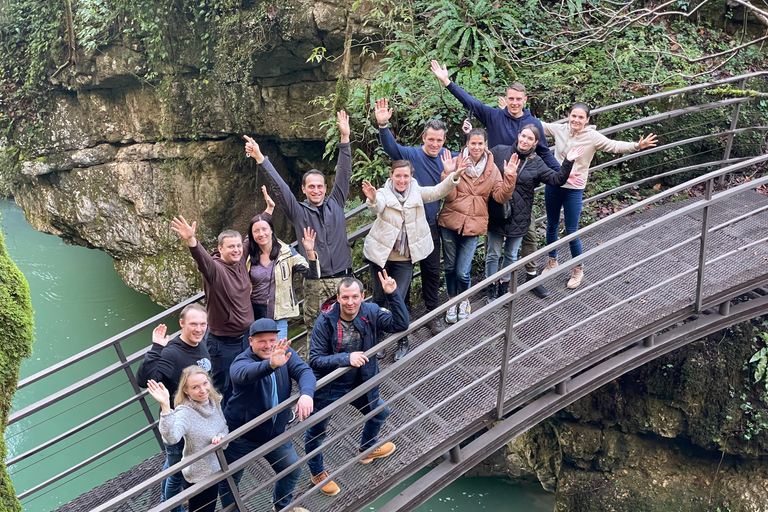 From Kutaisi: Martvili & Okatse Canyons & Cave Guided Tour Martvili, Okatse Canyons & Cave Small Group Tour