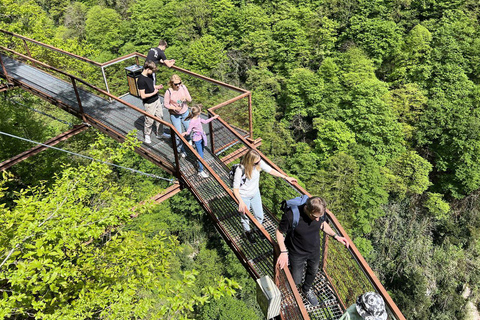 From Kutaisi: Martvili & Okatse Canyons & Cave Guided Tour Martvili, Okatse Canyons & Cave Small Group Tour