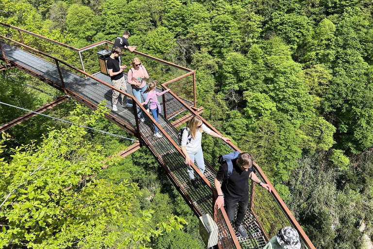 From Kutaisi: Martvili & Okatse Canyons & Cave Guided Tour Martvili, Okatse Canyons & Cave Small Group Tour