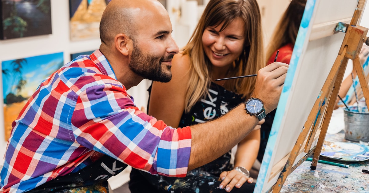 Budapest Paint and sip experience (2 hrs for beginners) GetYourGuide