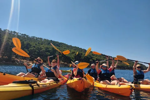 Split : Visite guidée en kayak de mer avec plongée en apnée