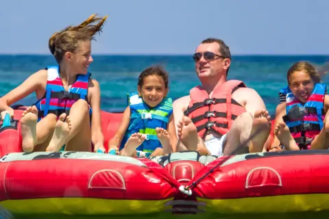 Barcelona: Inflatable Water Tube Ride at Port Olímpic