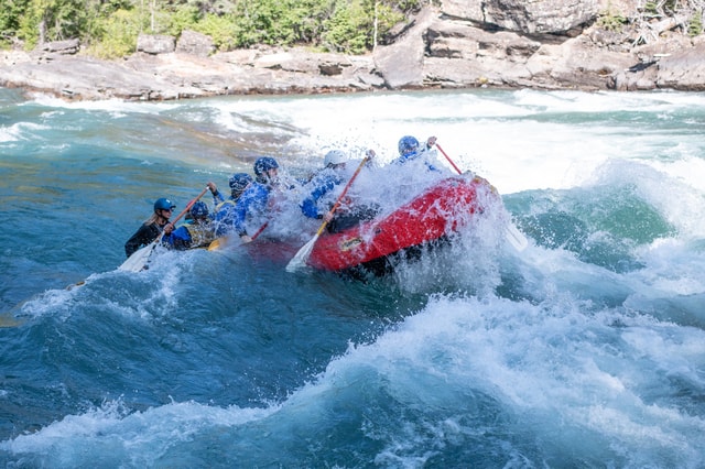 Banff: Horseshoe Canyon Whitewater Rafting Tour