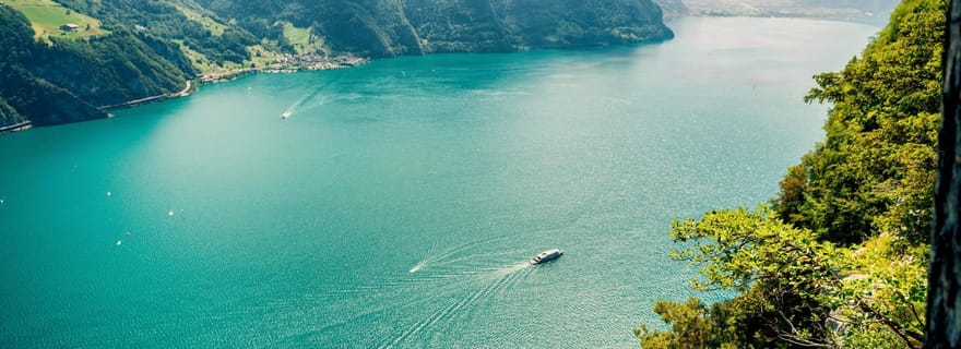 Ingenbohl : croisière aller-retour sur le lac d'Uri, de Brunnen à Flüelen