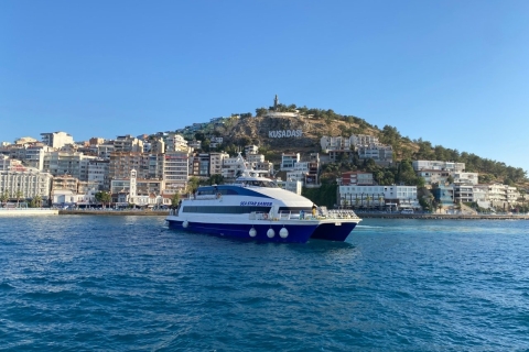 Vanuit Kusadasi: retourveerboot naar Samos met hoteltransfer