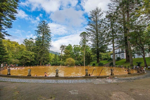 Furnas Ganztagestour, heiße Quellen und Teeplantage