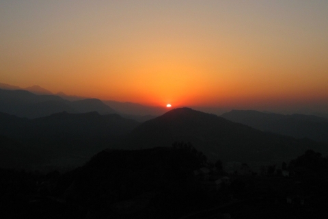 Lever du soleil et randonnée de jour avec vue sur la montagne Fishtail