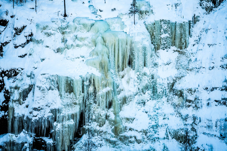 Desde Rovaniemi: Excursión de un día a las Cascadas Heladas de Korouoma