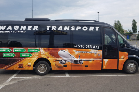 Gdańsk Airport: Bus Transfer to/from Elblag Single from Gdańsk Airport to Elblag