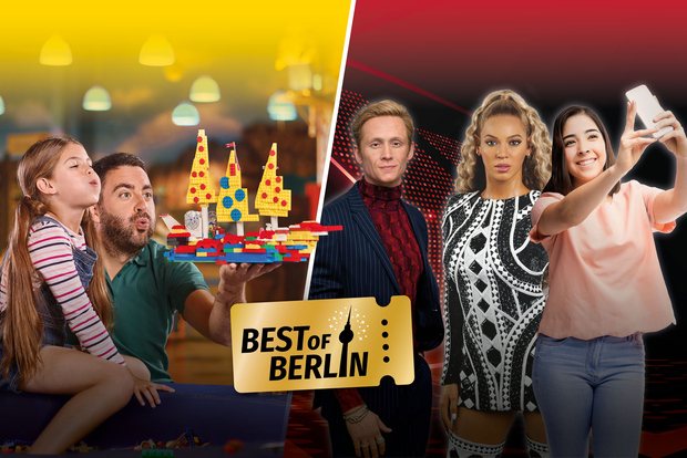 Berlin: LEGOLAND Discovery Centre och Madame Tussauds Biljett