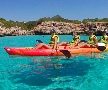 Binibèquer: Aventura en Kayak, Cuevas y Snorkel