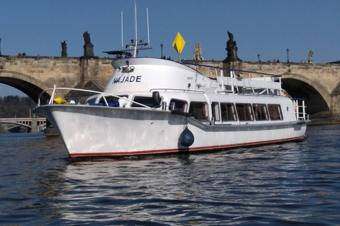 Prague: Vltava River Private Boat Party with DrinksTour with Unlimited Drinks