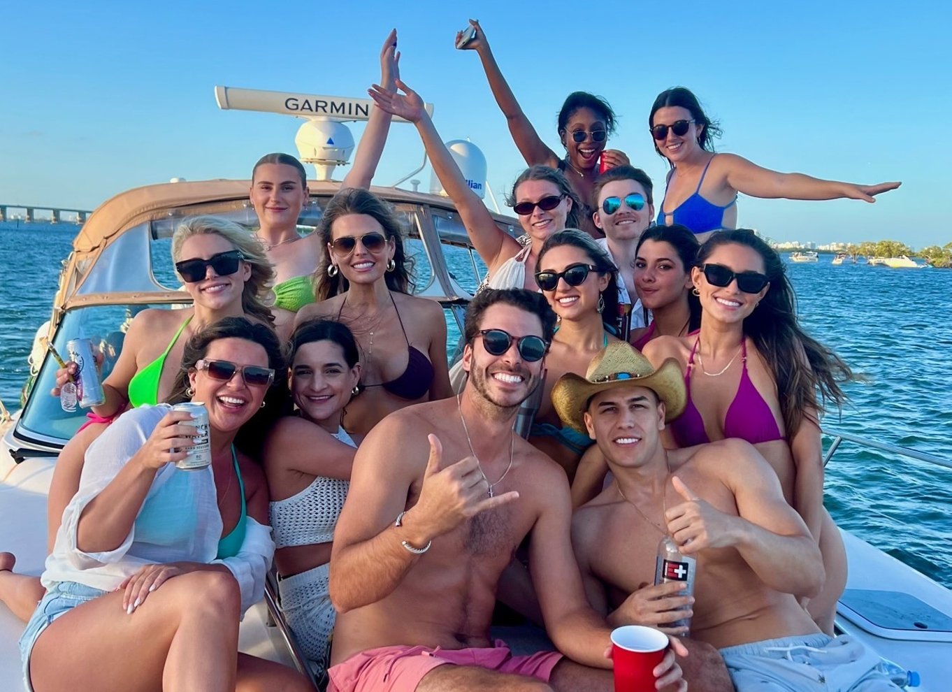 miami beach yacht cruise with swim stop