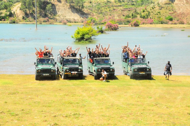 Visit Side Green Canyon and Waterfall Jeep Safari with Lunch in Side, Turkey