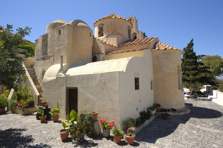 Santorini: Excursión de un Día a Pueblos e Iglesias con Vistas al Atardecer