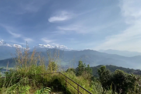 Pokhara: caminhada de um dia de Sarangkot até a estupa da paz mundial