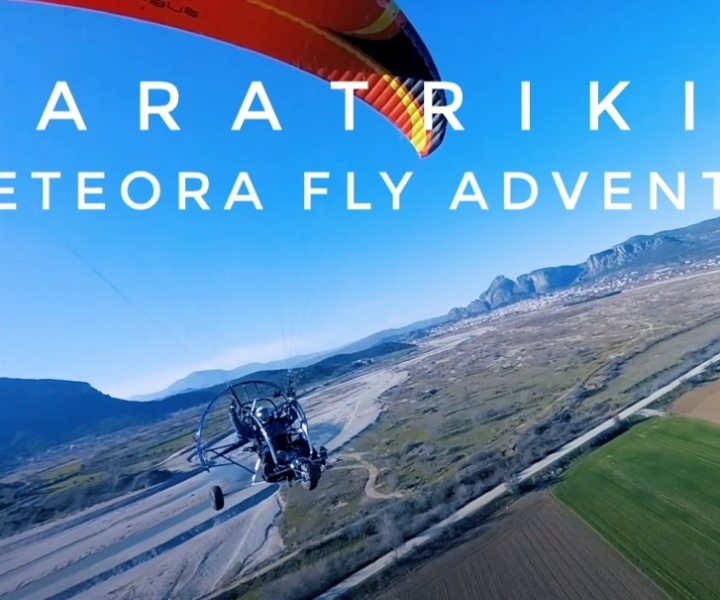 Meteora Motorized Tandem Paragliding Flight