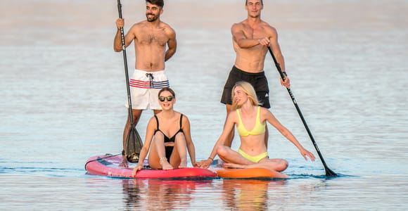 Novalja: Geführte Standup Paddleboard Tour