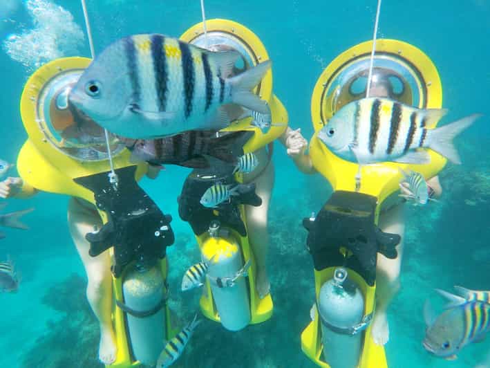From Punta Cana ScubaDoo, Snorkel & Glass Bottom Boat Tour GetYourGuide