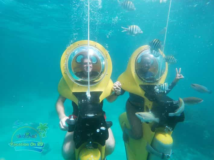 From Punta Cana ScubaDoo, Snorkel & Glass Bottom Boat Tour GetYourGuide