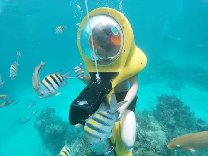 From Punta Cana ScubaDoo, Snorkel & Glass Bottom Boat Tour GetYourGuide