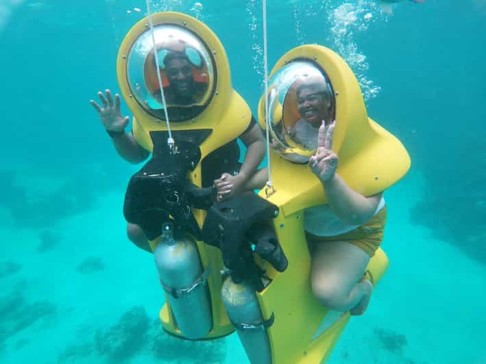 From Punta Cana ScubaDoo, Snorkel & Glass Bottom Boat Tour GetYourGuide