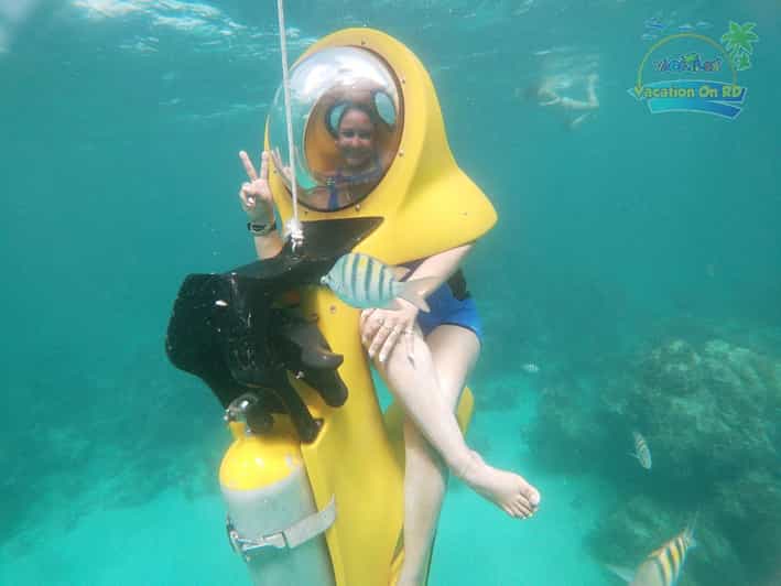 From Punta Cana ScubaDoo, Snorkel & Glass Bottom Boat Tour GetYourGuide