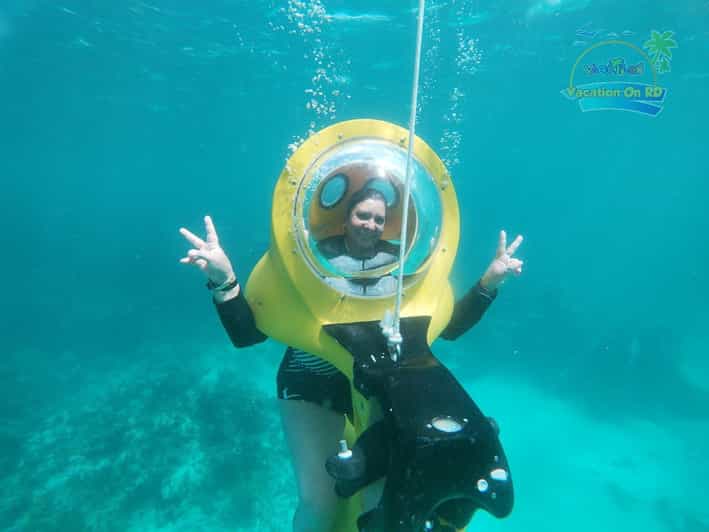 From Punta Cana ScubaDoo, Snorkel & Glass Bottom Boat Tour GetYourGuide
