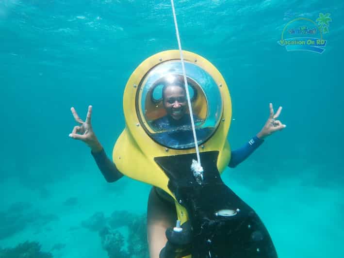 From Punta Cana ScubaDoo, Snorkel & Glass Bottom Boat Tour GetYourGuide