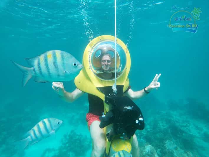 From Punta Cana ScubaDoo, Snorkel & Glass Bottom Boat Tour GetYourGuide
