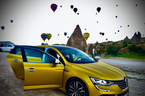 Cappadocia: Private Driver-Guided Tour -Hotel Pickup &Drop Fulll day -sunrise baloon -day tour-sunset tours, 3 in 1