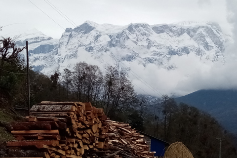 Pokhara: 1 Nacht 2 Tage Kapuche Gletschersee und Sikles Trek