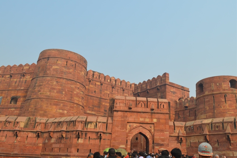 Privat: Sonnenaufgang Tajmahal & Agra Fort Besuch Von Dehli