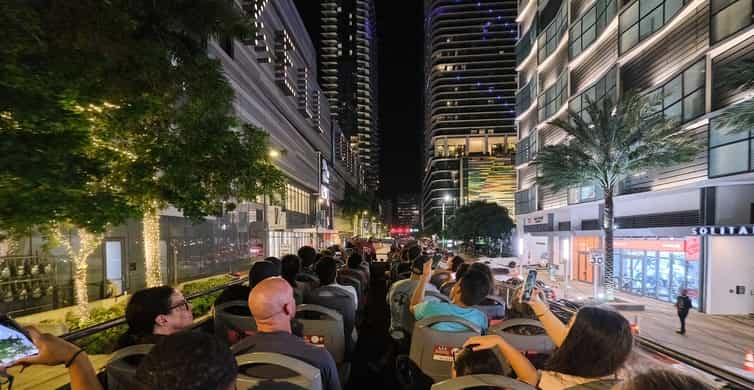 Miami: Open-top Bus Sightseeing Night Tour with Live Guide photo 7