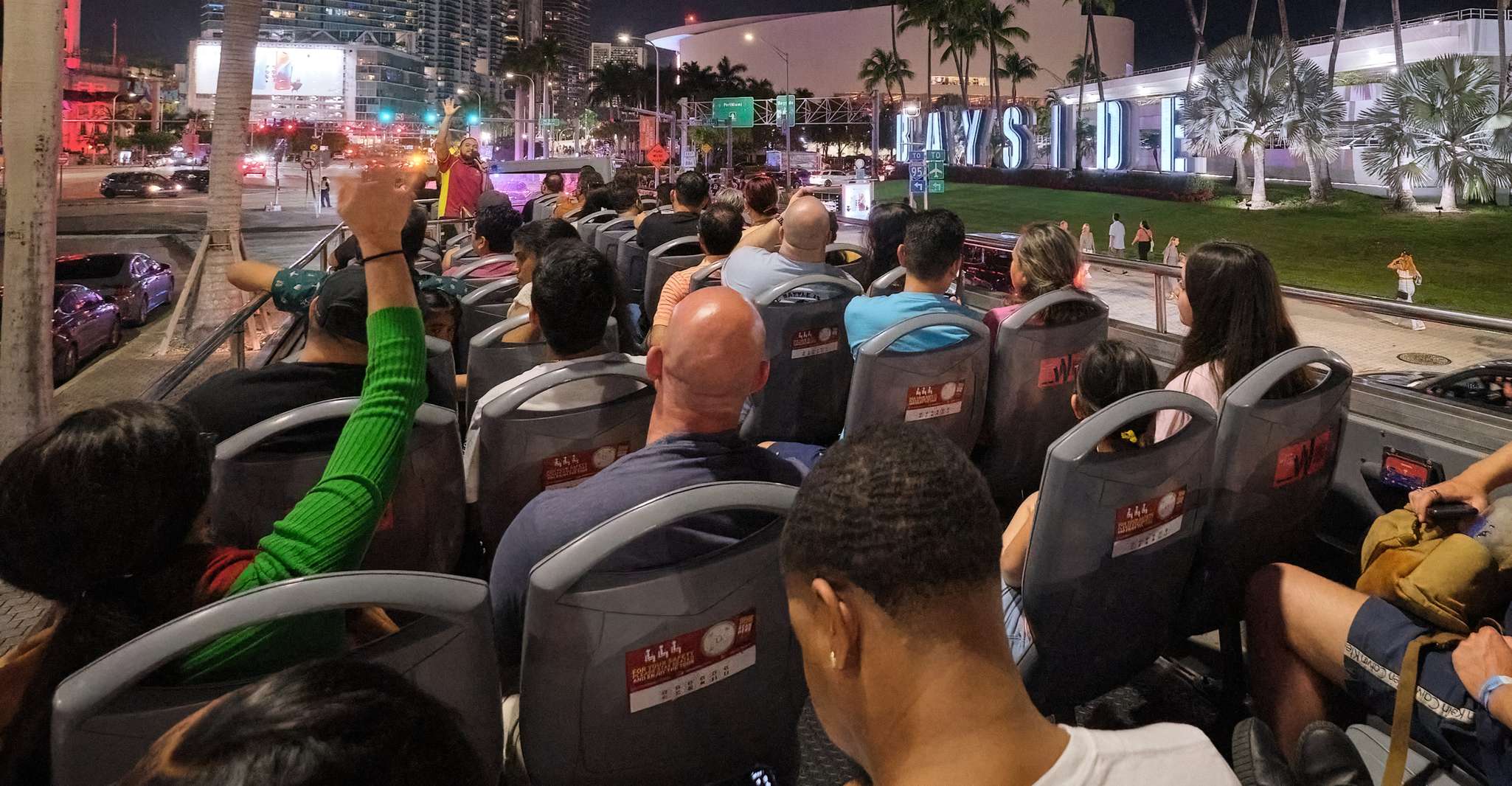 Miami: Open-top Bus Sightseeing Night Tour with Live Guide photo 9