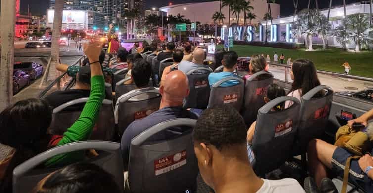 Miami: Open-top Bus Sightseeing Night Tour with Live Guide photo 9