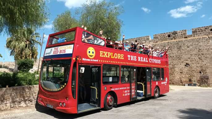 Ayia Napa/Protaras: Famagusta, Varosha and Beach Red Bus Tour
