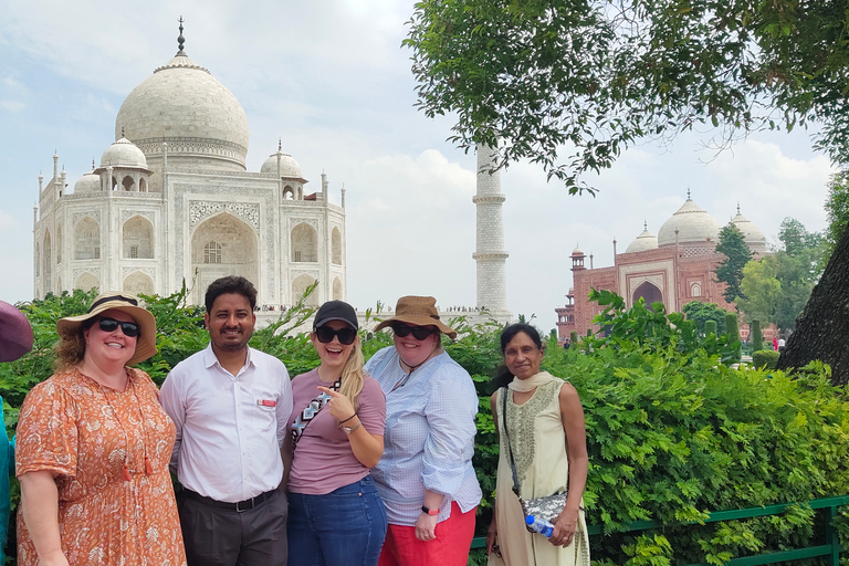 Depuis Delhi : visite du Taj Mahal, du fort d'Agra et de Baby Taj en voiture