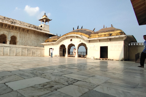 Depuis Delhi : visite du Taj Mahal, du fort d'Agra et de Baby Taj en voiture